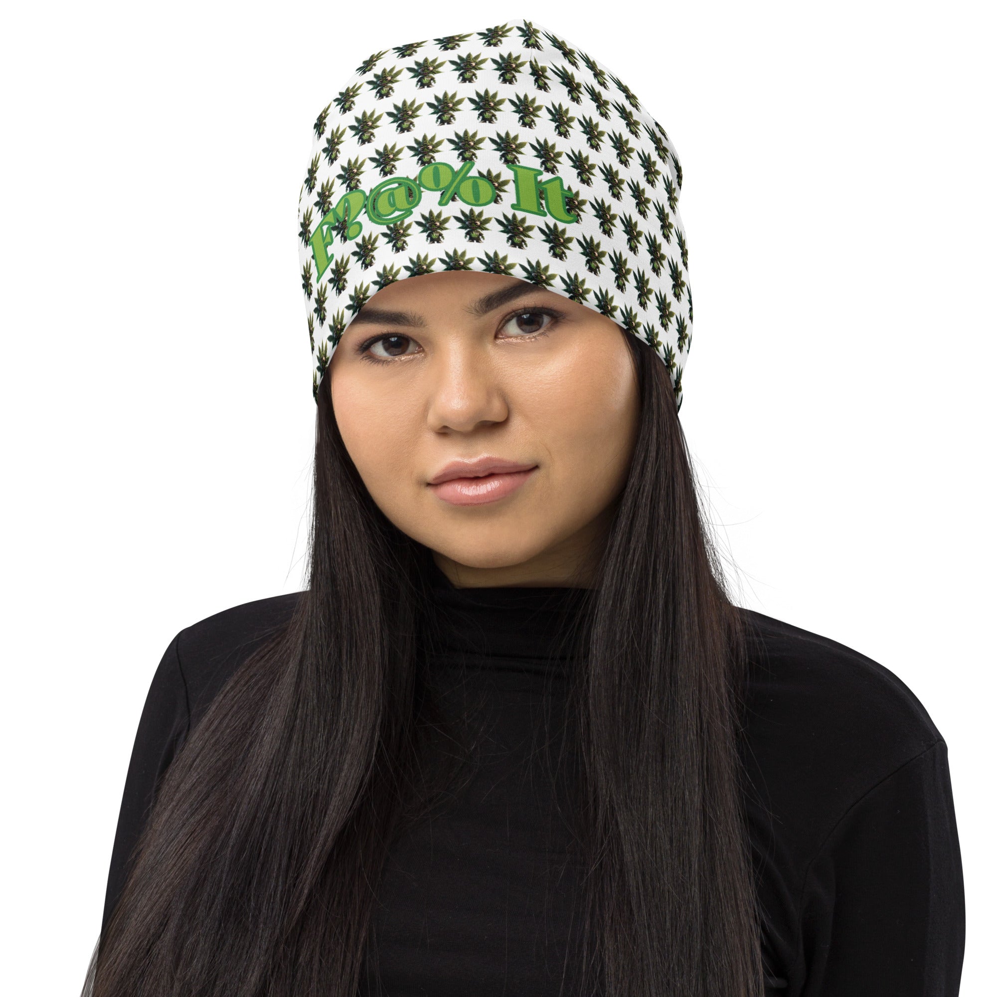 F?@% It All-Over Print Beanie