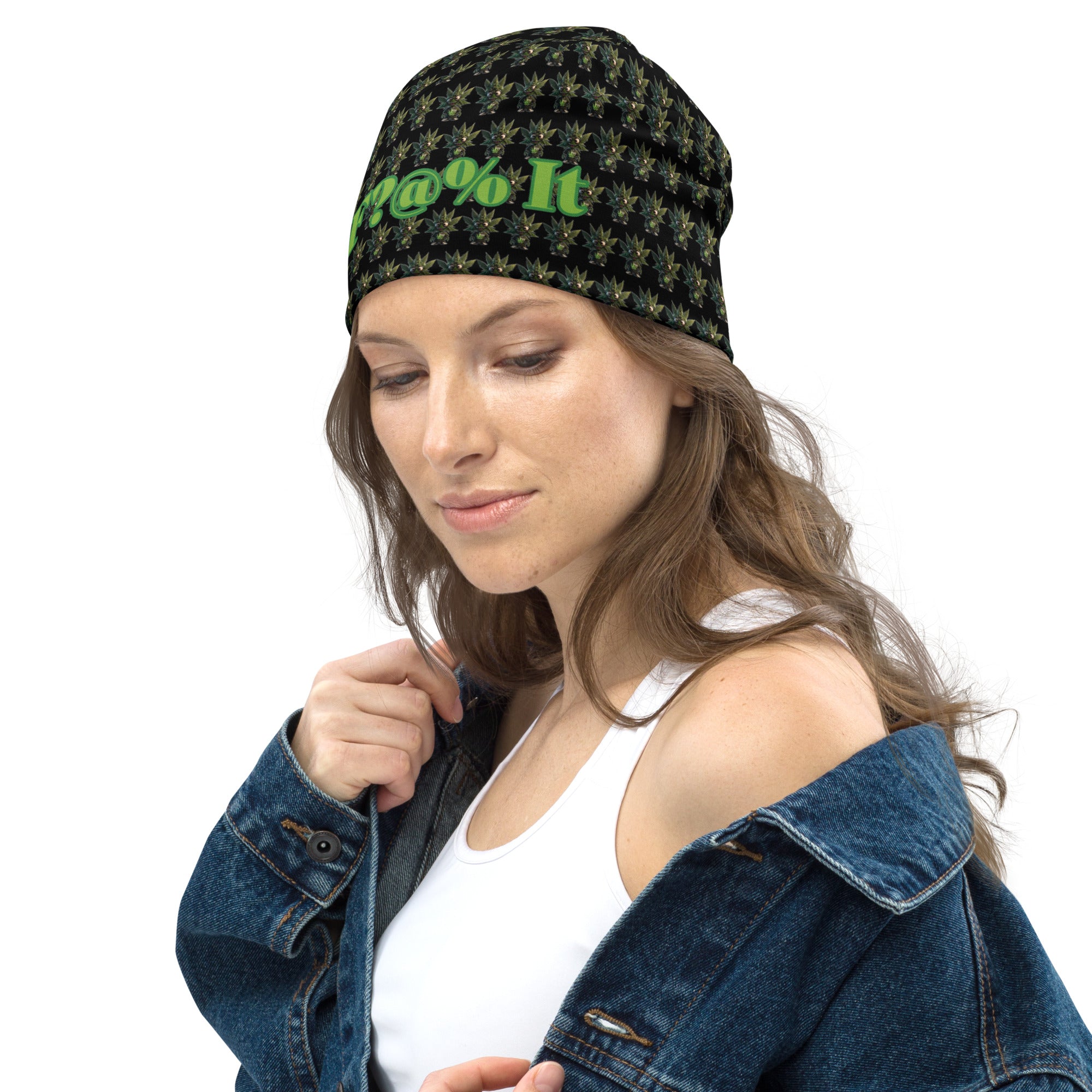 F?@% It All-Over Print Beanie