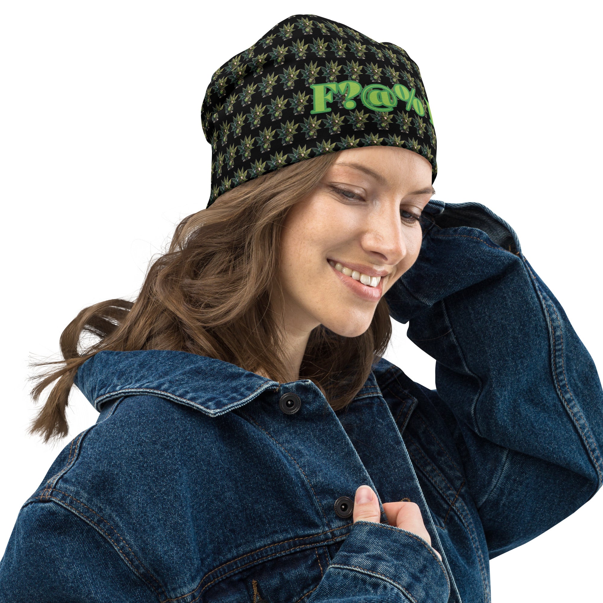 F?@% It All-Over Print Beanie