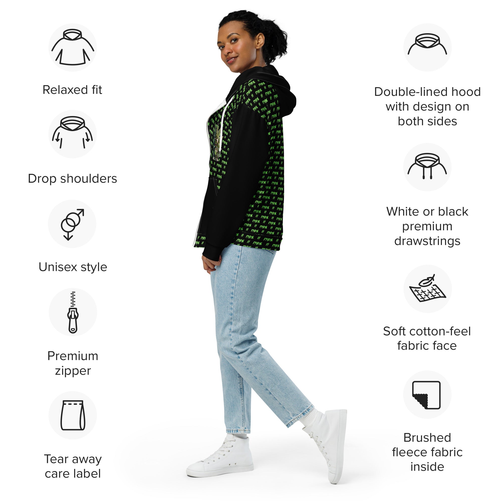 F?@% It Unisex zip hoodie - We Made It LLC 