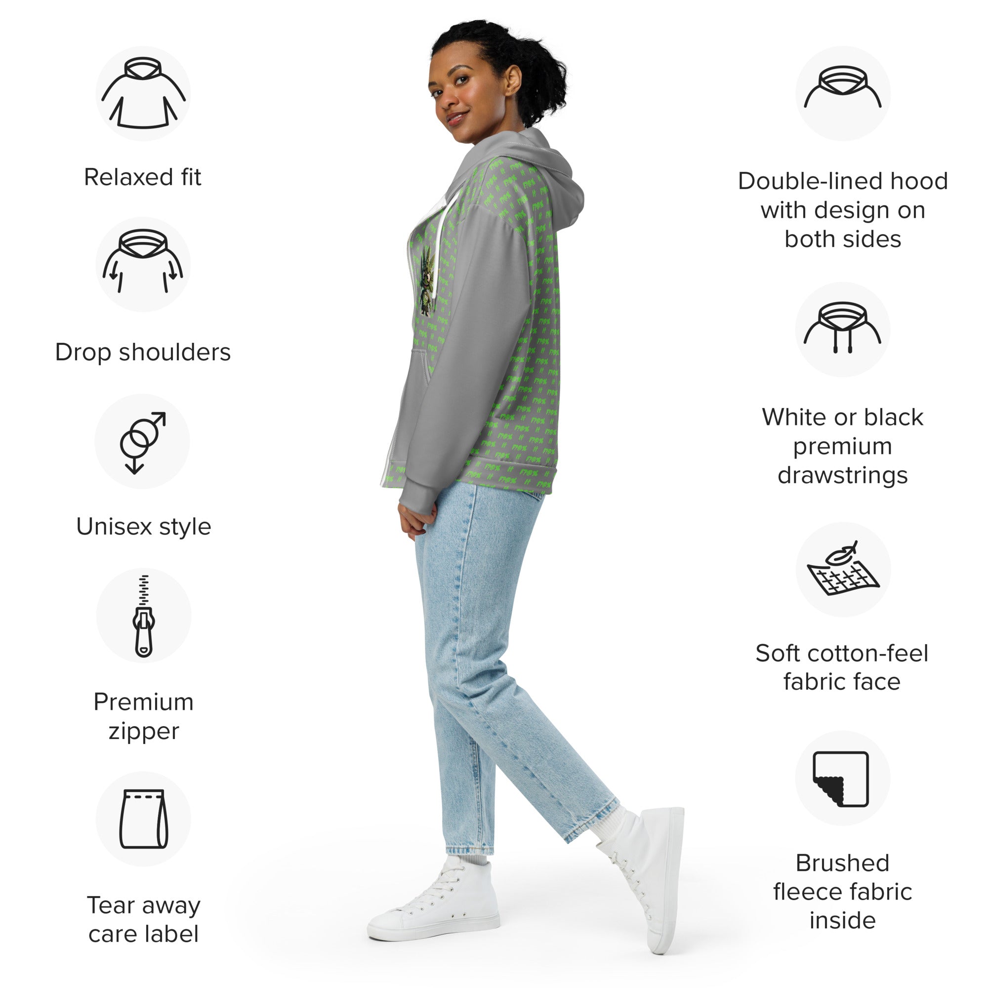 F?@% It Unisex zip hoodie - We Made It LLC 