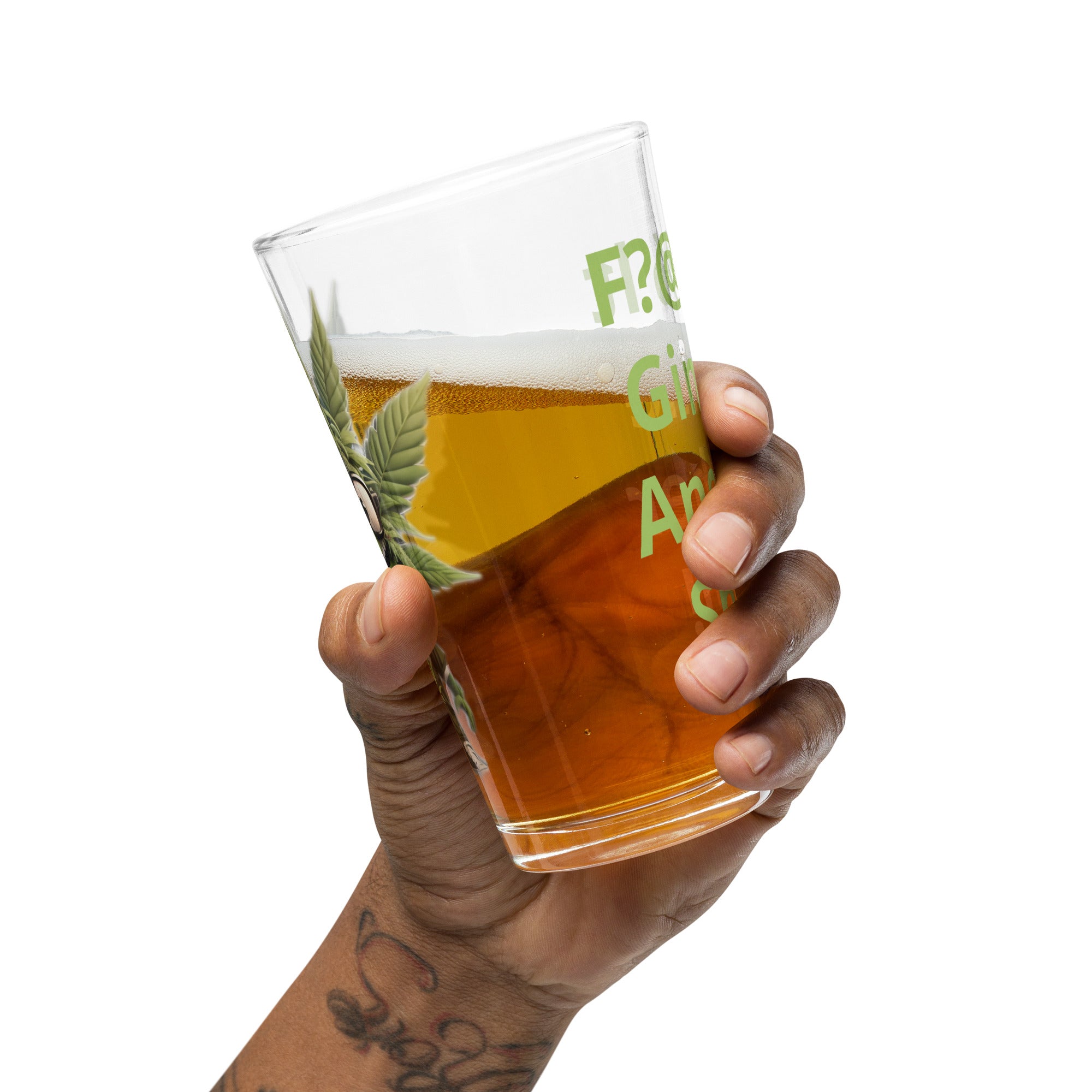 F?@% It Shaker pint glass