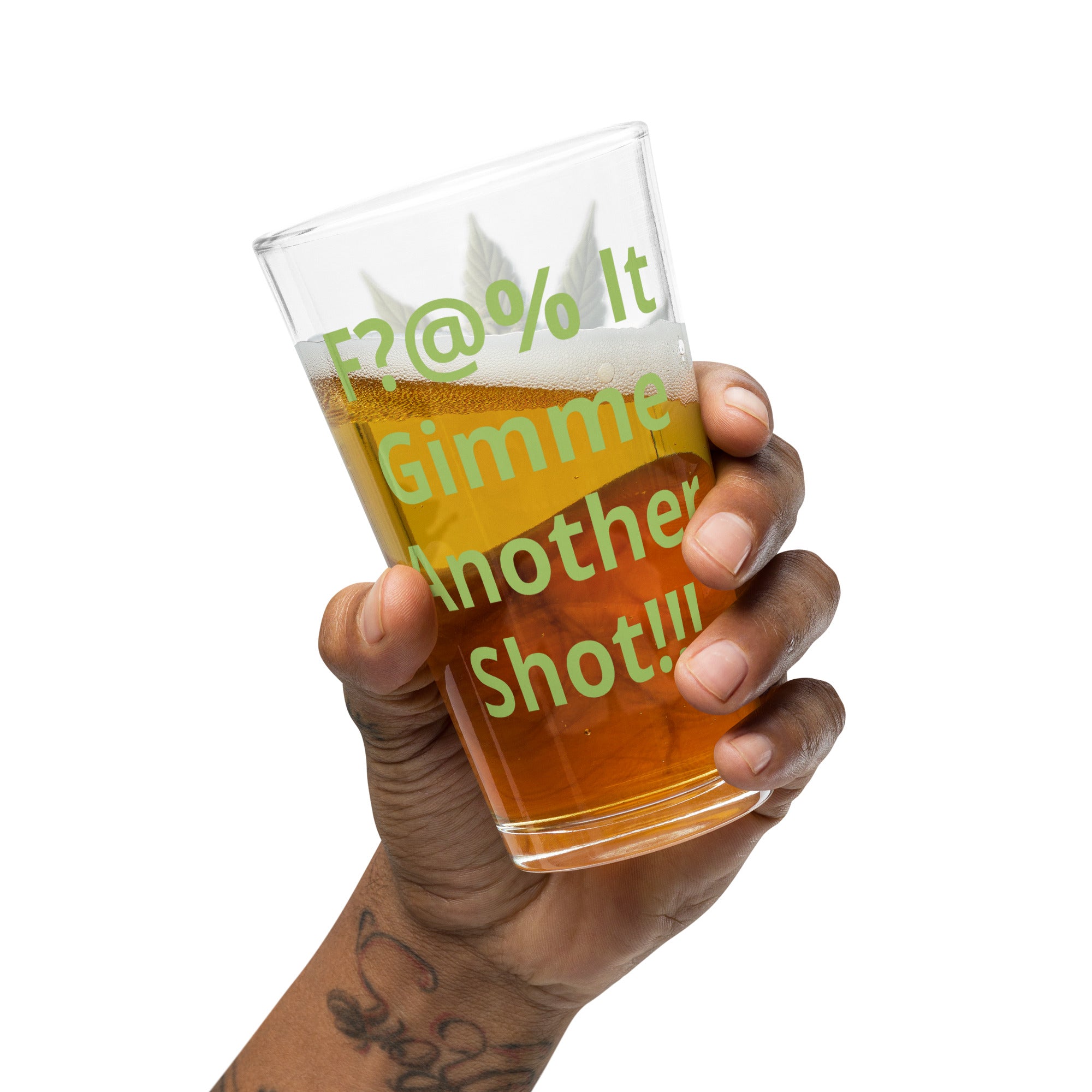 F?@% It Shaker pint glass