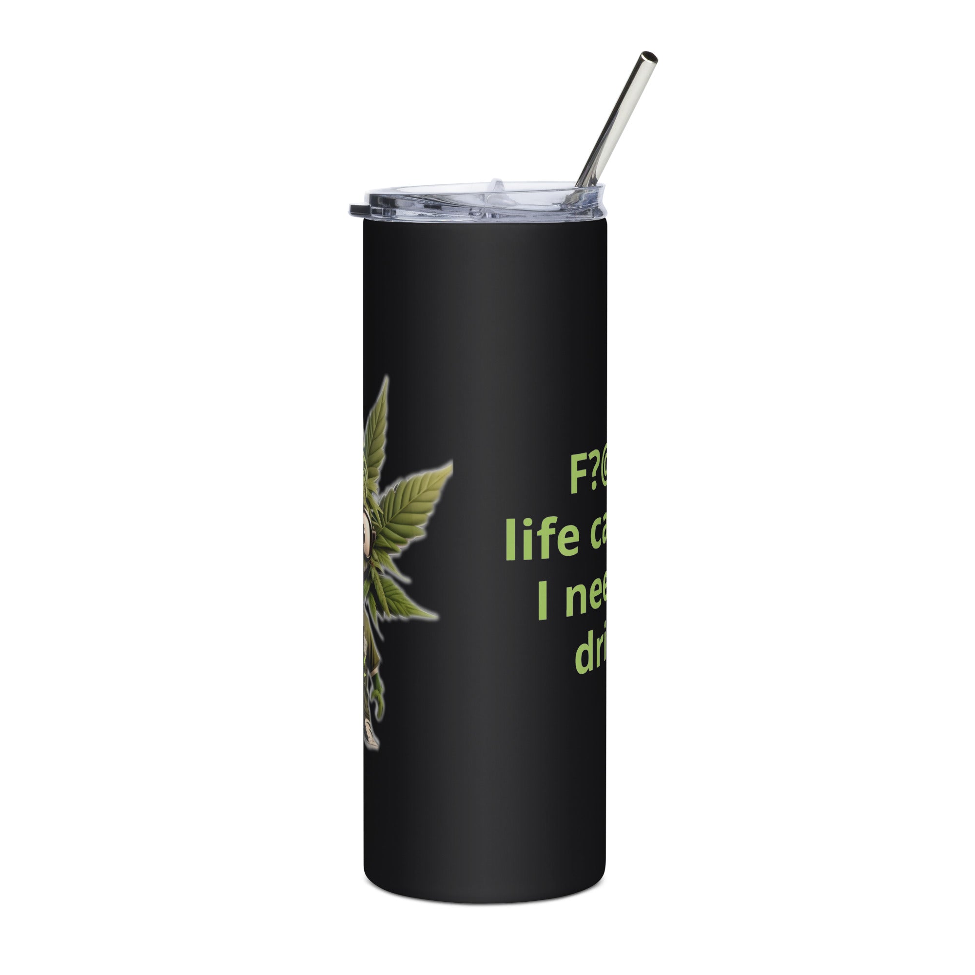 F?@% It Stainless steel tumbler