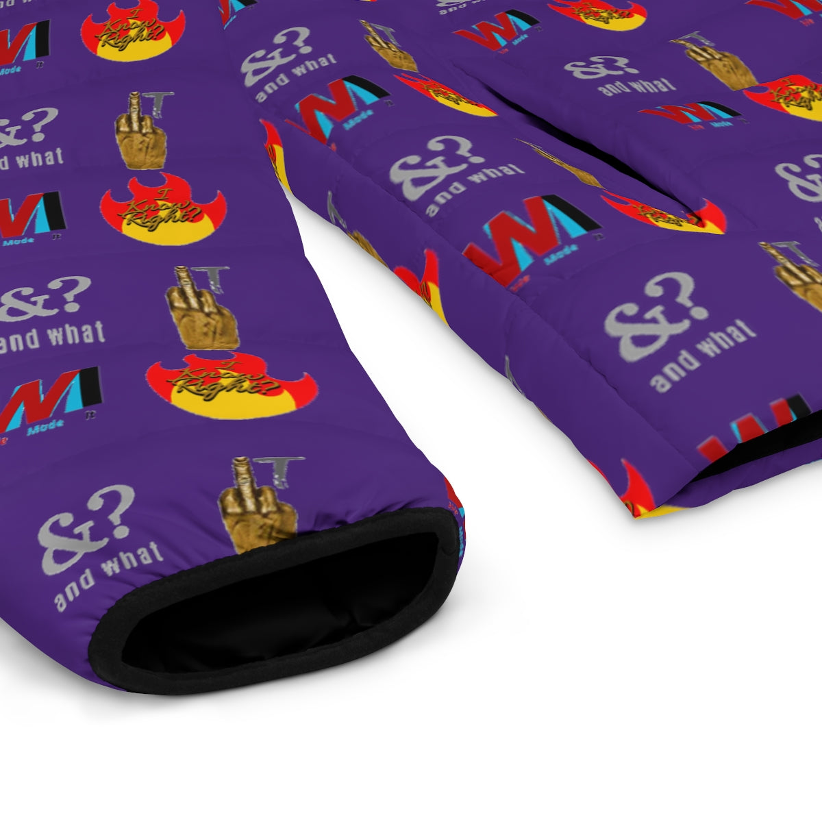 And What Puffer Jacket (AOP) - We Made It LLC 