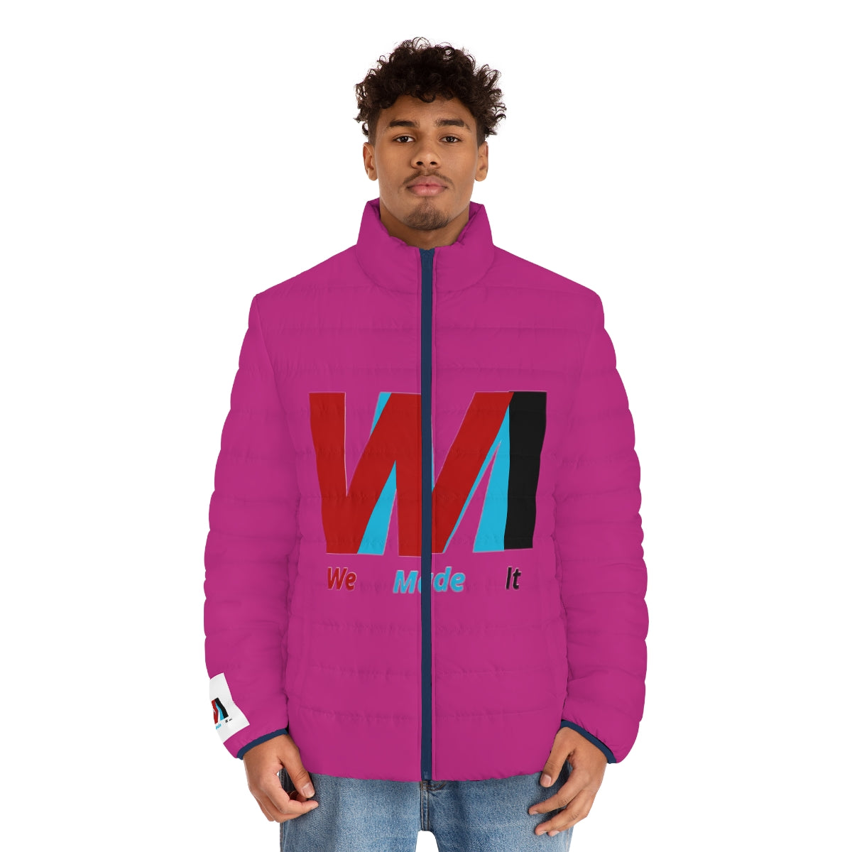 Money Magnet Puffer Jacket (AOP) - We Made It LLC 