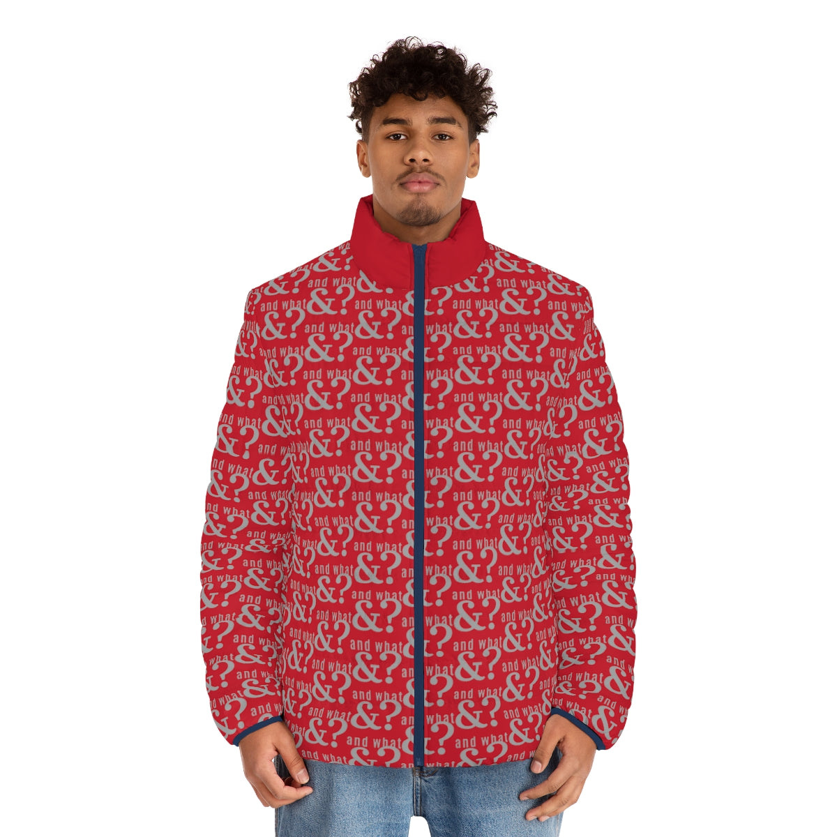 And What Men's Puffer Jacket (AOP) - We Made It LLC 