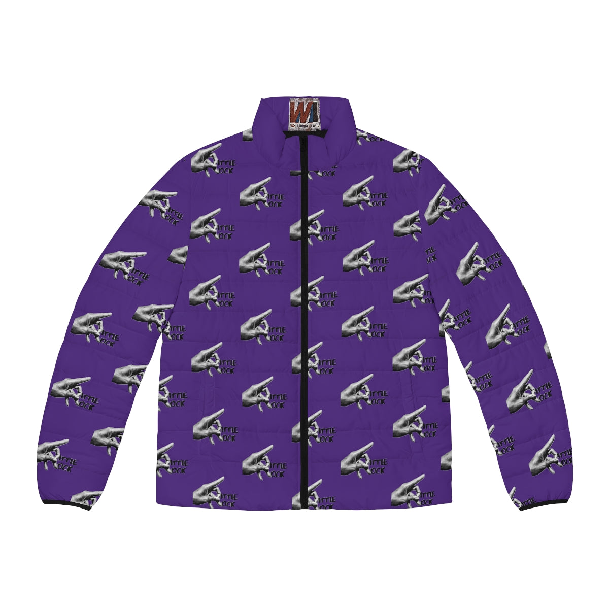 Little Rock Men's Puffer Jacket (AOP) - We Made It LLC 