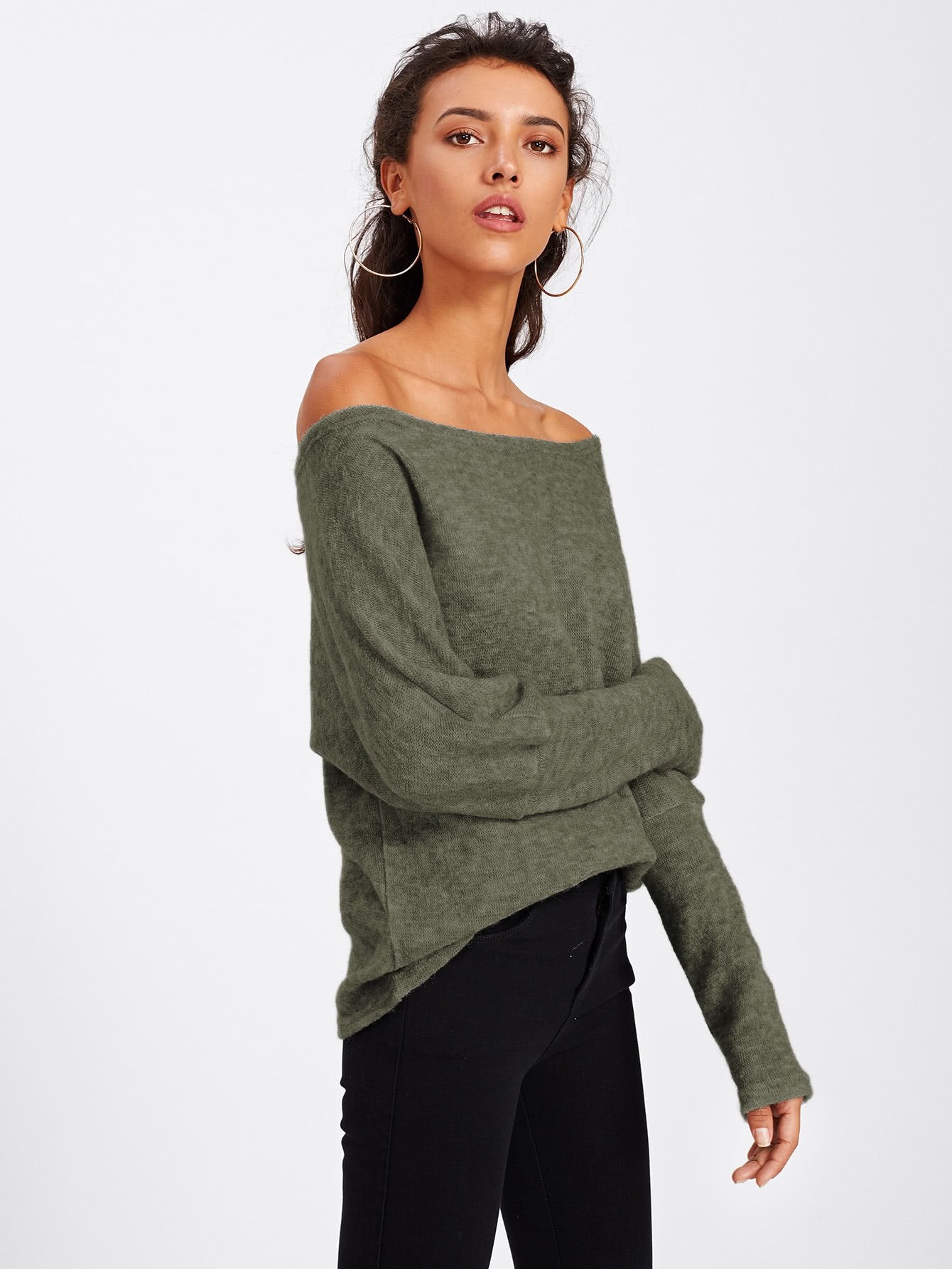 Batwing Sleeve Sweater - We Made It LLC 