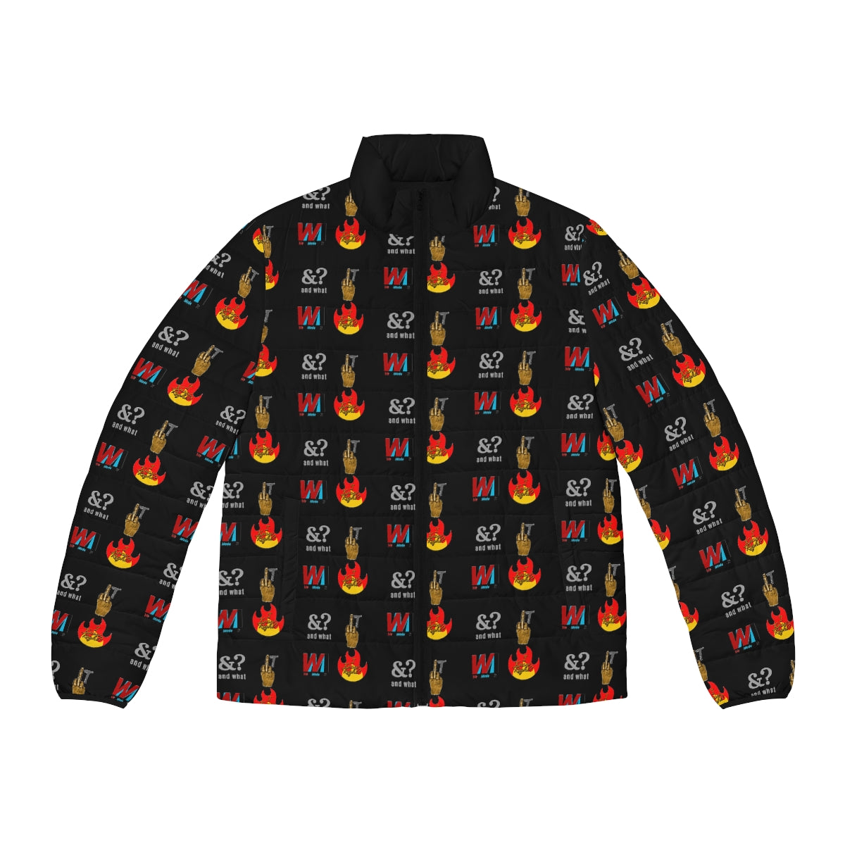 And What Puffer Jacket (AOP) - We Made It LLC 