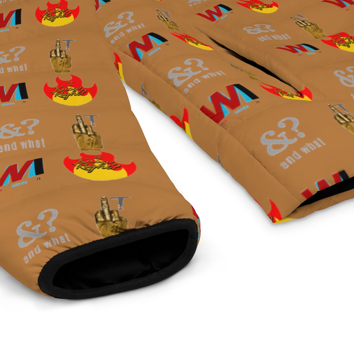 And What Puffer Jacket (AOP) - We Made It LLC 