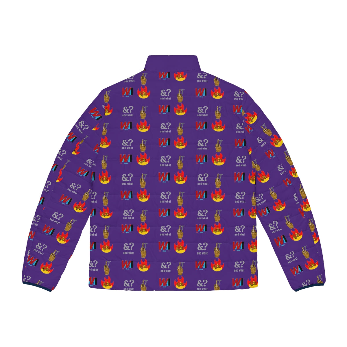 And What Puffer Jacket (AOP) - We Made It LLC 