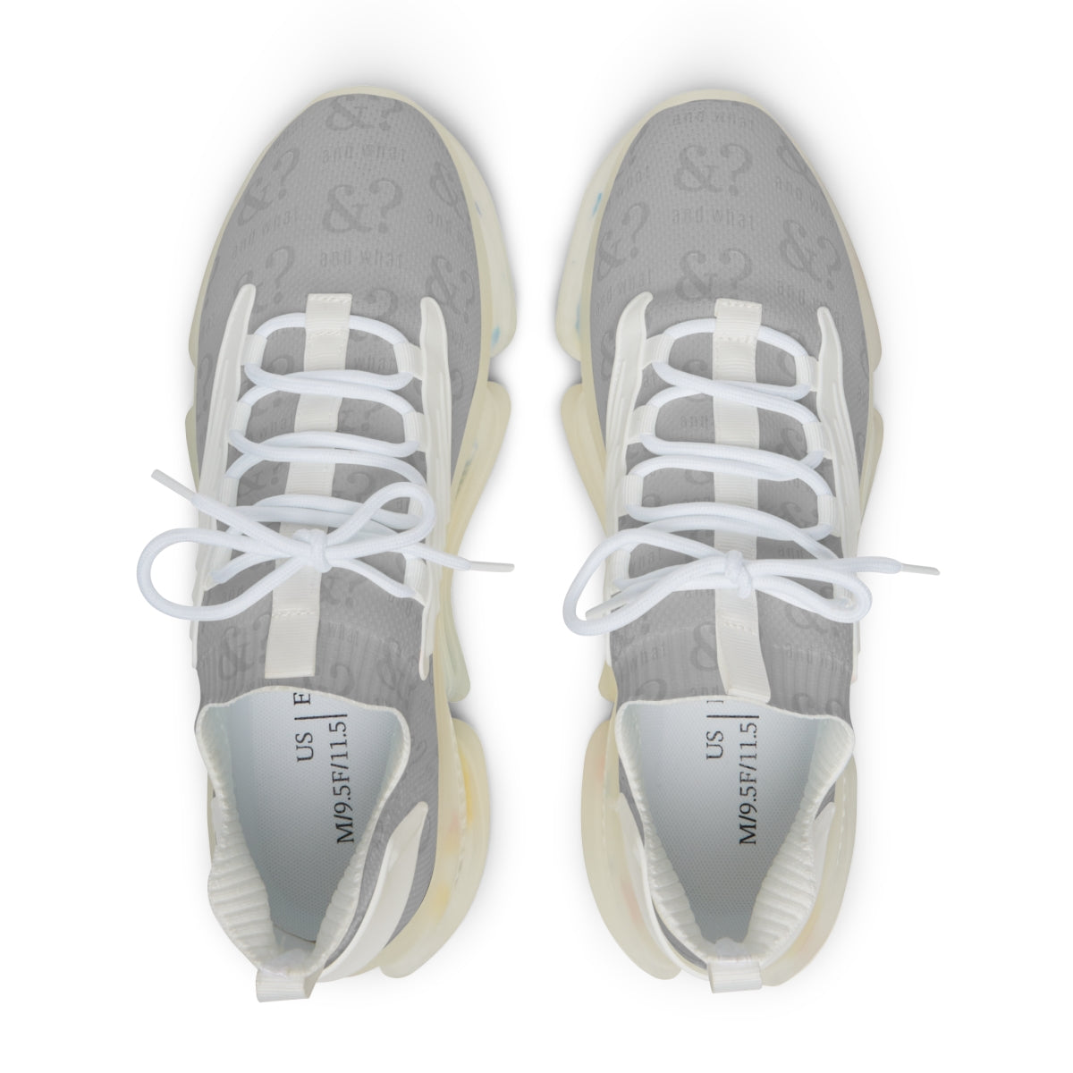 Gray Men's Mesh Sports Sneakers - We Made It LLC 