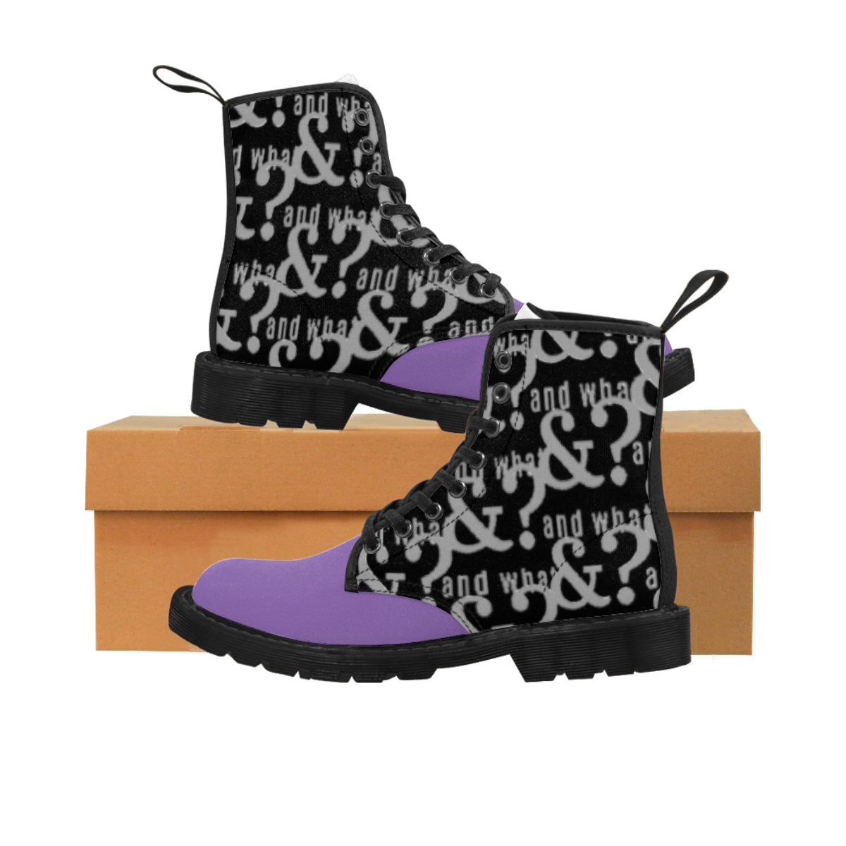 Women's Canvas Boots - We Made It LLC 