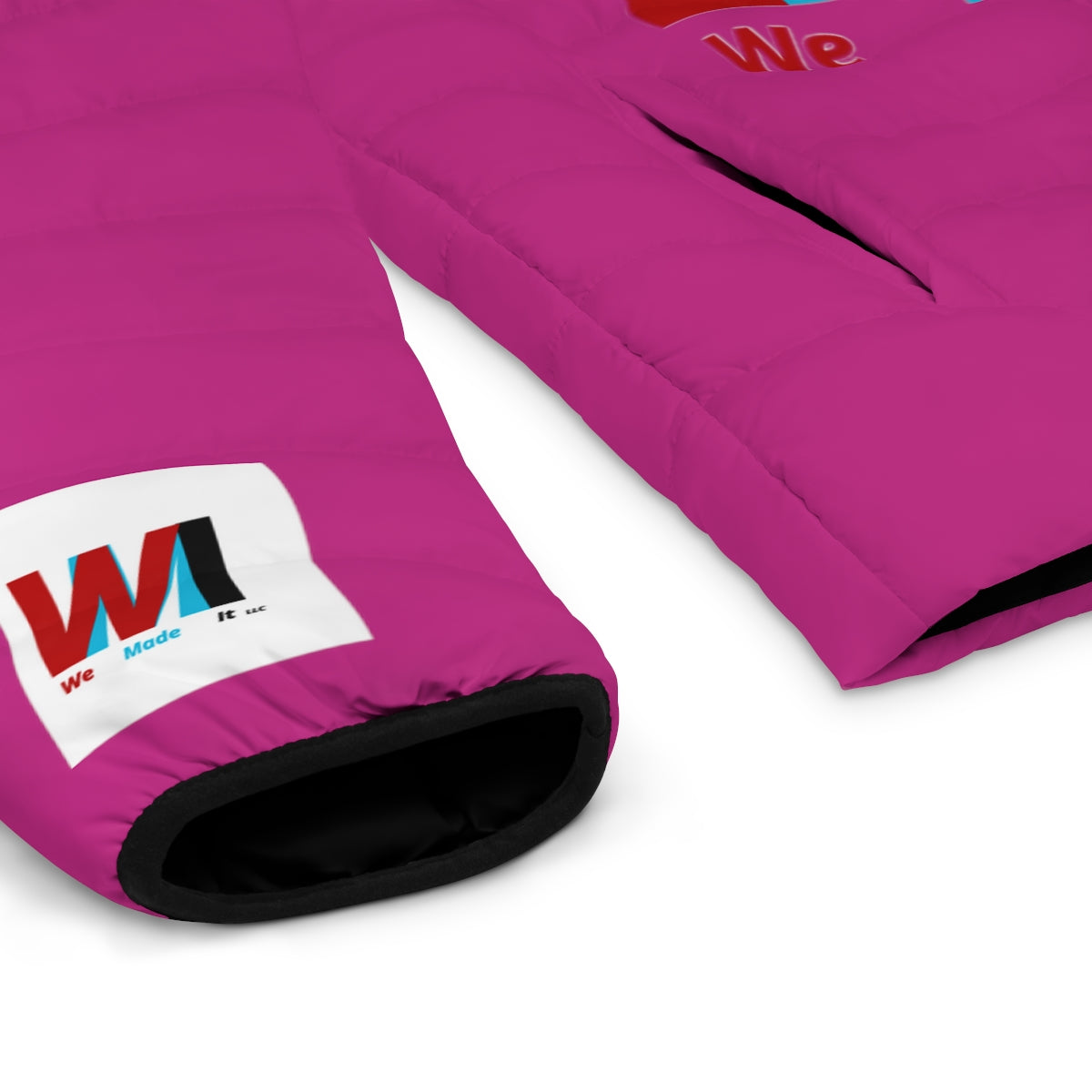 Money Magnet Puffer Jacket (AOP) - We Made It LLC 