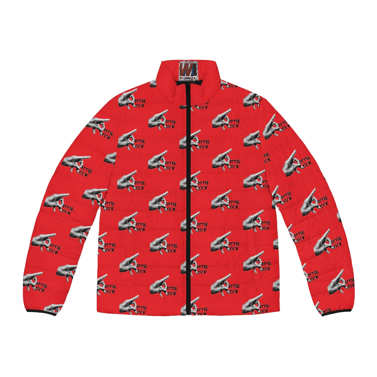 Little Rock Men's Puffer Jacket (AOP) - We Made It LLC 