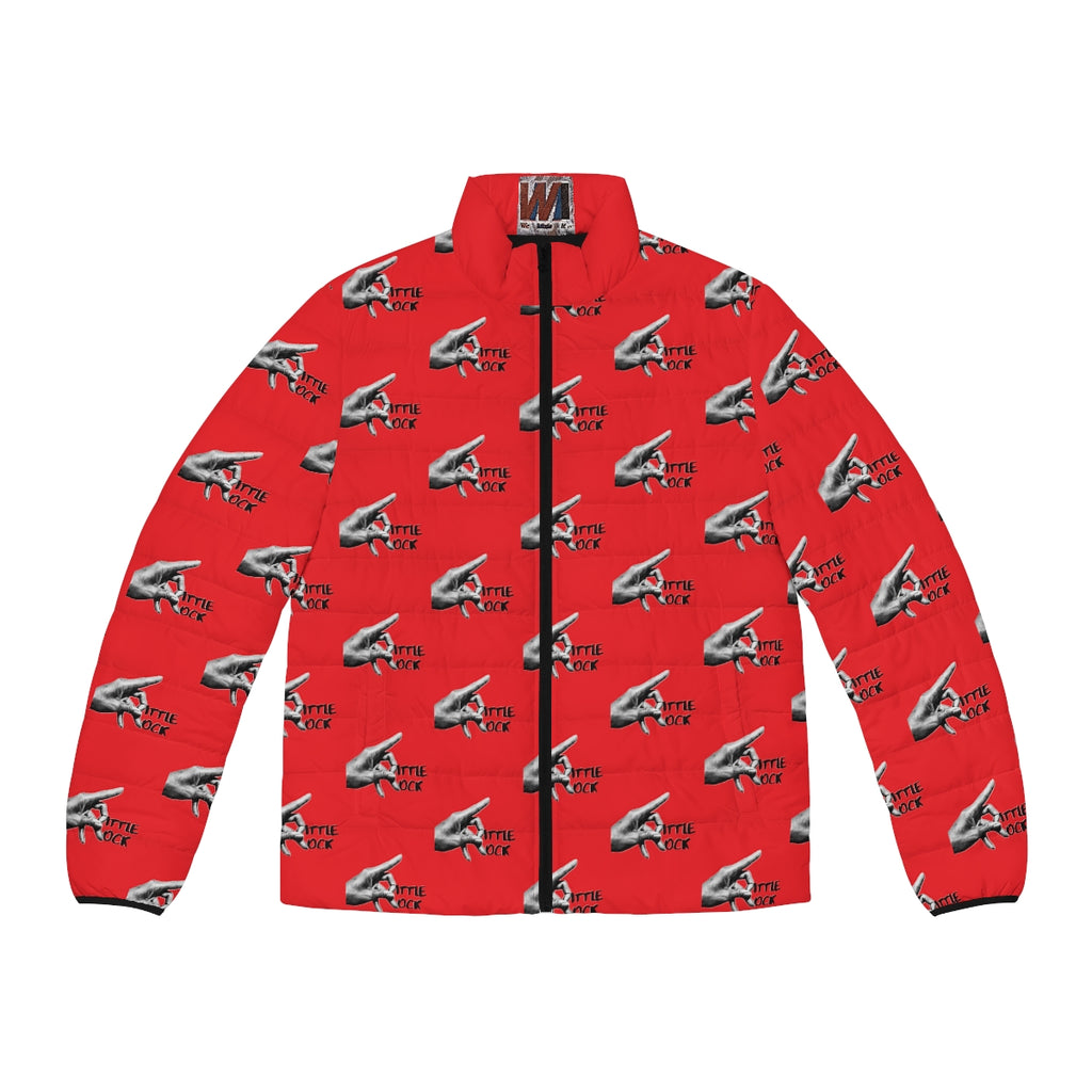 Little Rock Men's Puffer Jacket (AOP) - We Made It LLC 