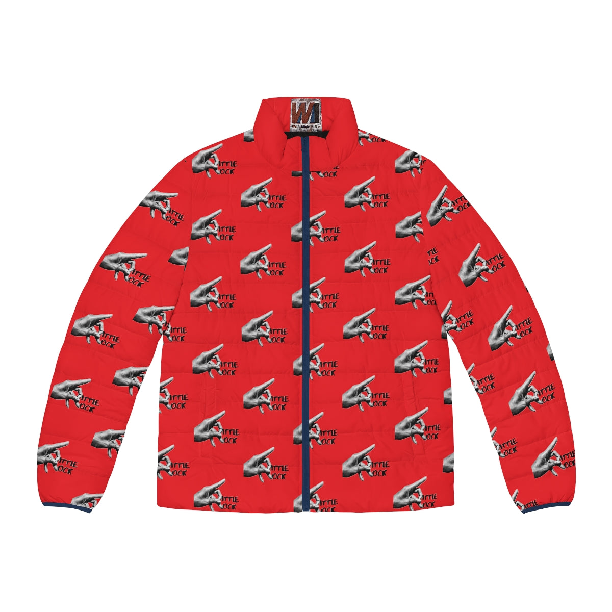 Little Rock Men's Puffer Jacket (AOP) - We Made It LLC 