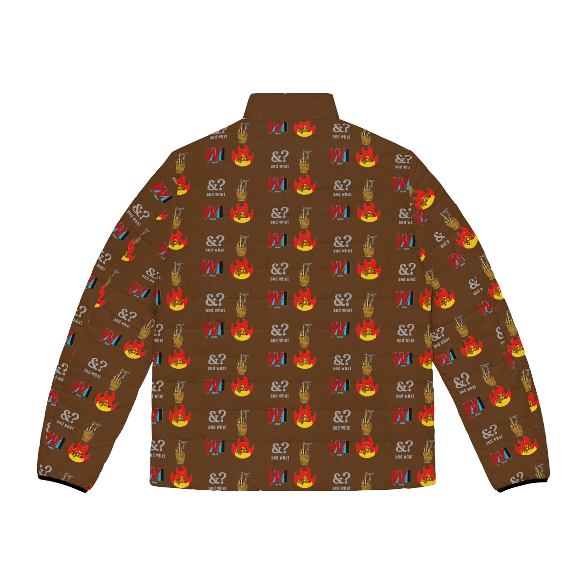 Brand Puffer Jacket (AOP) - We Made It LLC 