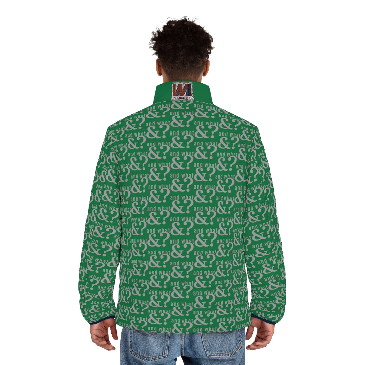 And What Men's Puffer Jacket (AOP) - We Made It LLC 