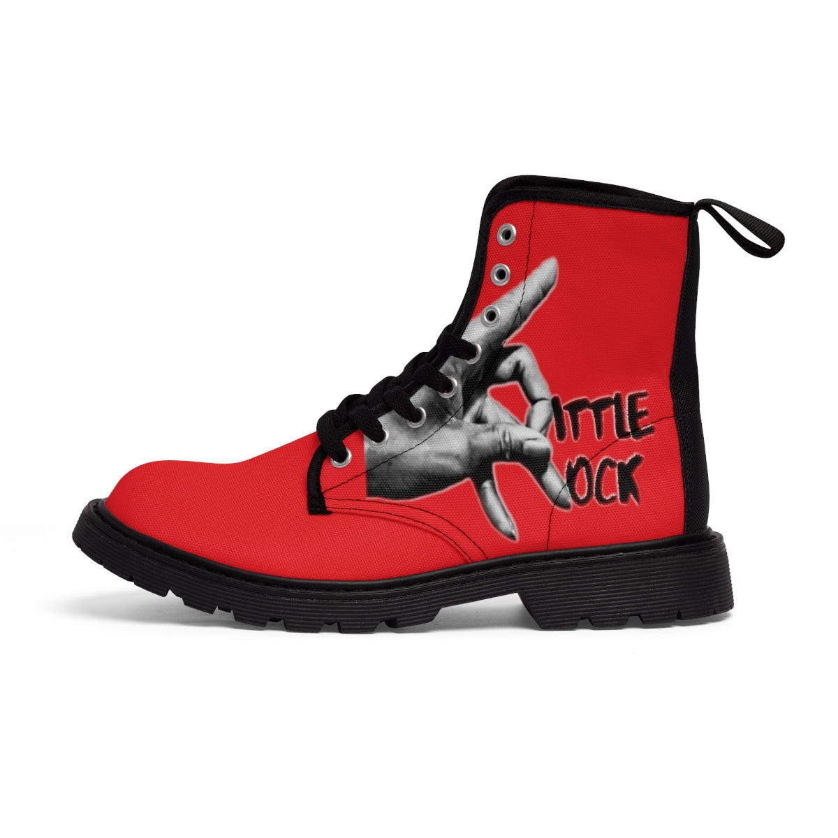 Little Rock Men's Canvas Boots - We Made It LLC 