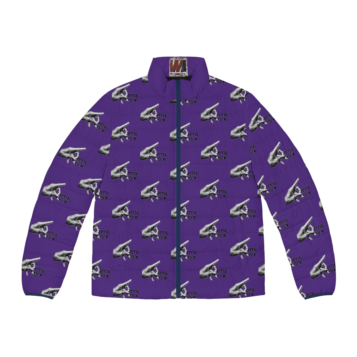 Little Rock Men's Puffer Jacket (AOP) - We Made It LLC 