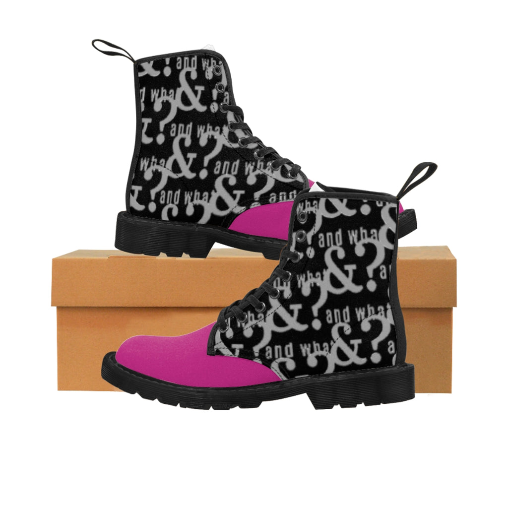 Women's Canvas Boots - We Made It LLC 