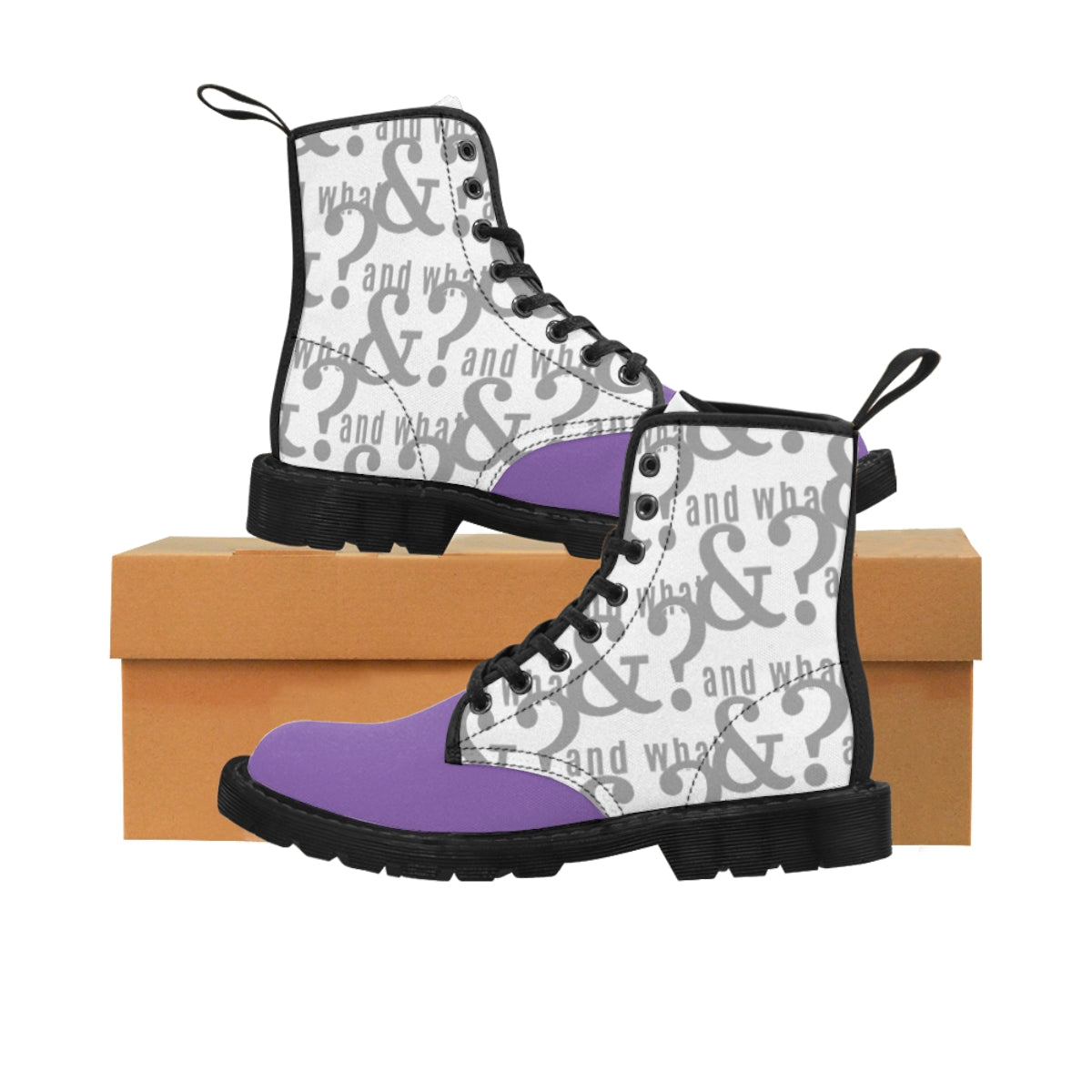 Women's Canvas Boots - We Made It LLC 