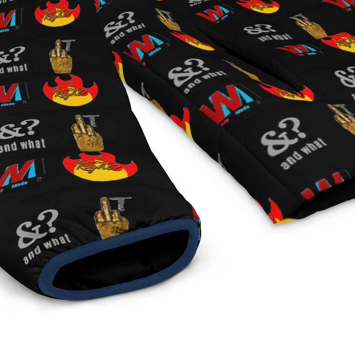 And What Puffer Jacket (AOP) - We Made It LLC 