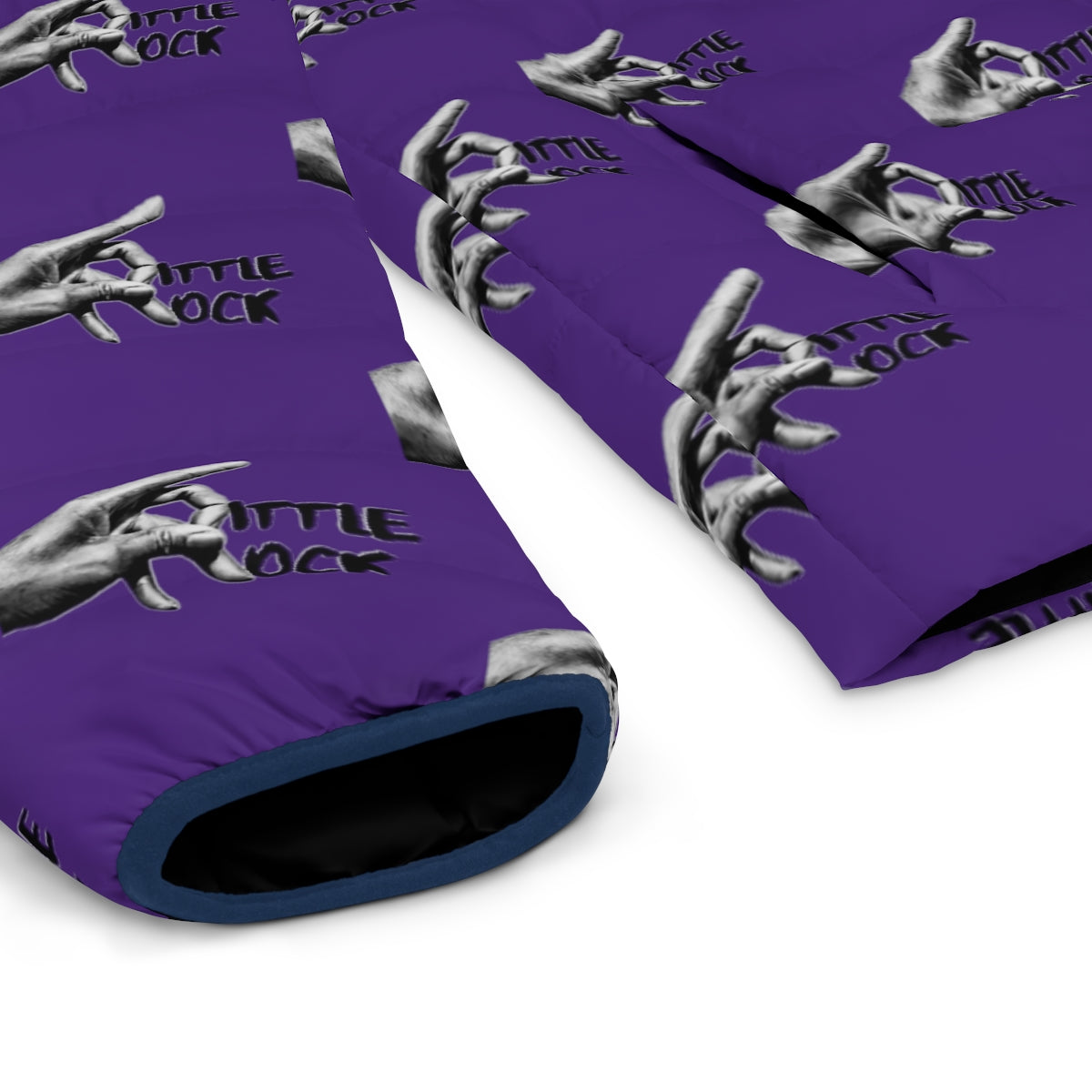 Little Rock Men's Puffer Jacket (AOP) - We Made It LLC 