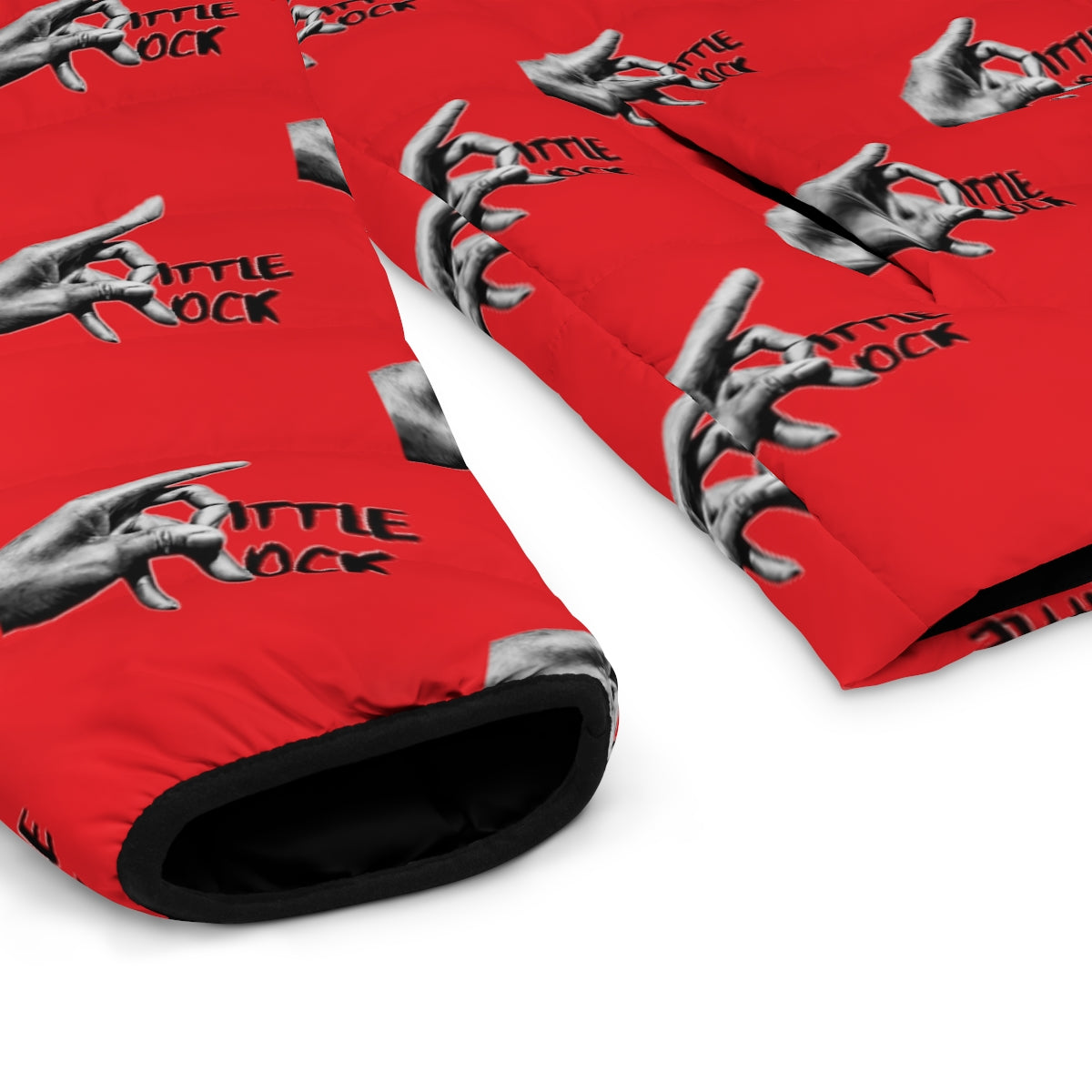 Little Rock Men's Puffer Jacket (AOP) - We Made It LLC 