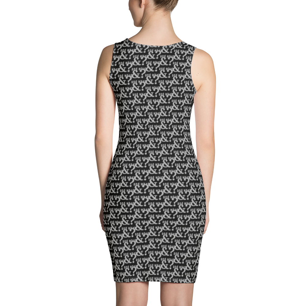 And What Sublimation Cut & Sew Dress black - We Made It LLC 