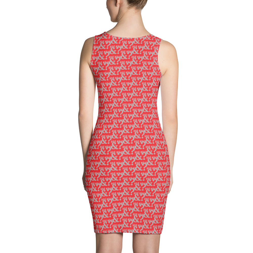 And What Sublimation Cut & Sew Dress red - We Made It LLC 