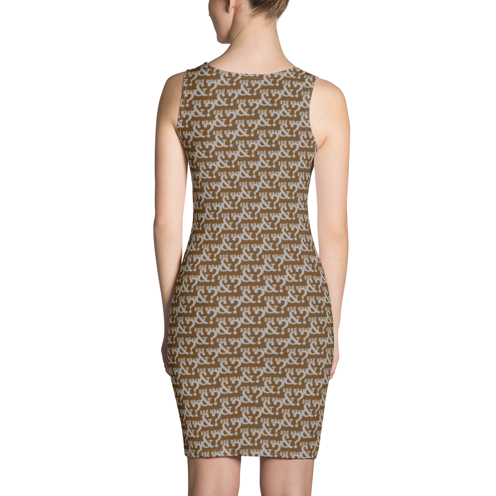 And What Sublimation Cut & Sew Dress chocolate - We Made It LLC 