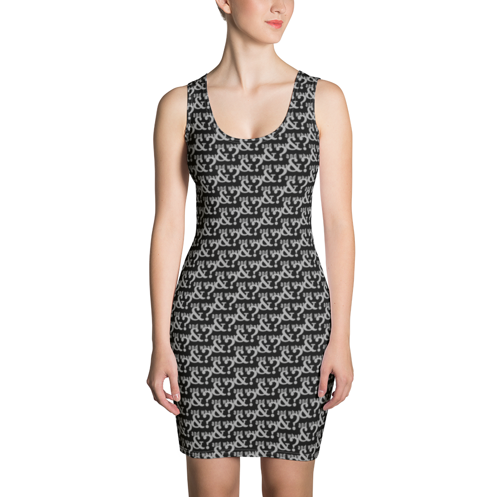 And What Sublimation Cut & Sew Dress black - We Made It LLC 