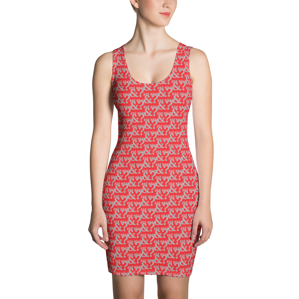 And What Sublimation Cut & Sew Dress red - We Made It LLC 