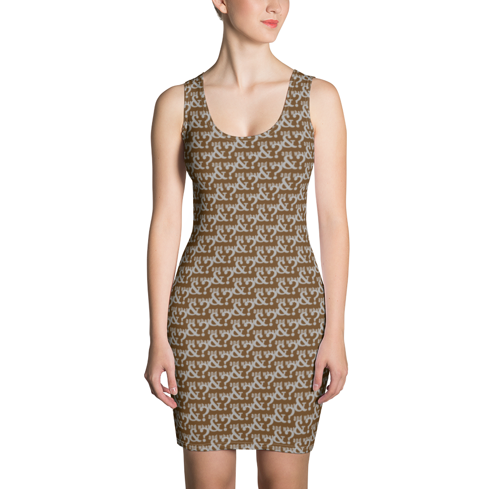 And What Sublimation Cut & Sew Dress chocolate - We Made It LLC 