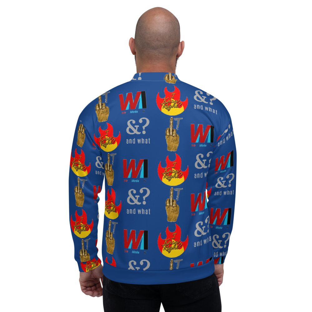 Brand Unisex Bomber Jacket bkue - We Made It LLC 