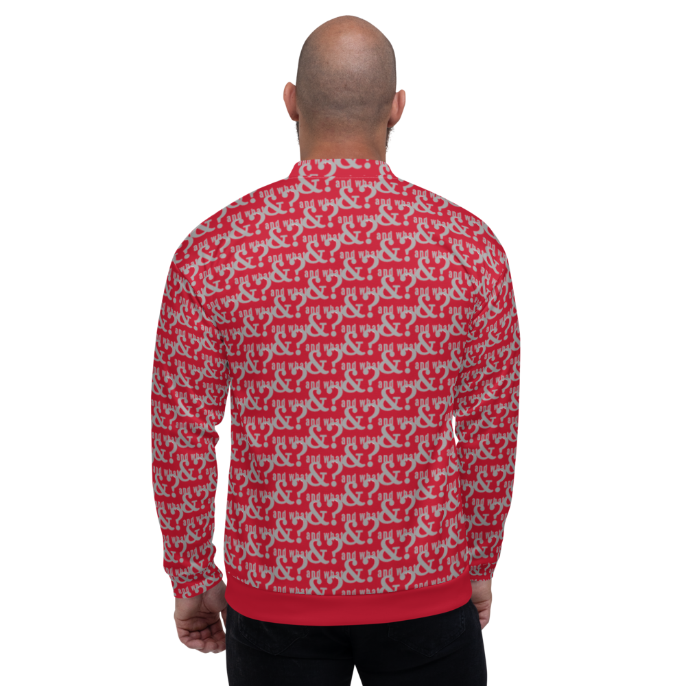 And What Unisex Bomber Jacket red small - We Made It LLC 