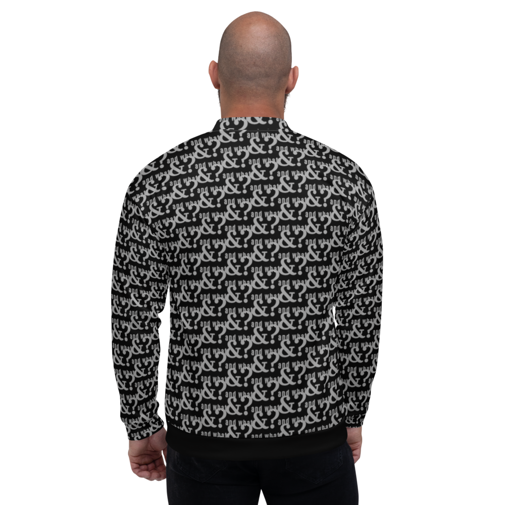 And What Unisex Bomber Jacket black small - We Made It LLC 