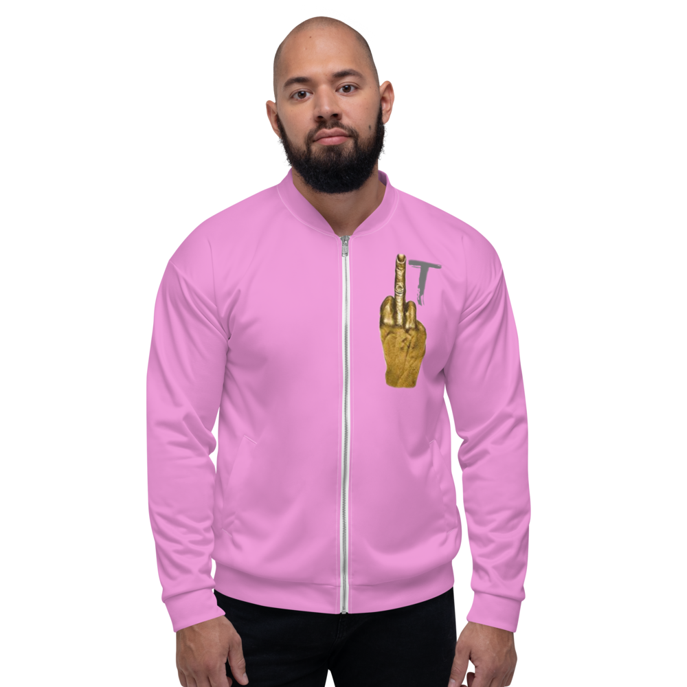 Wmi Unisex Bomber Jacket pink - We Made It LLC 