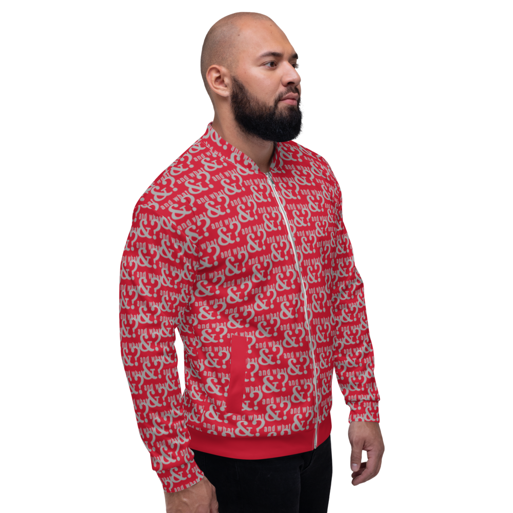 And What Unisex Bomber Jacket red small - We Made It LLC 