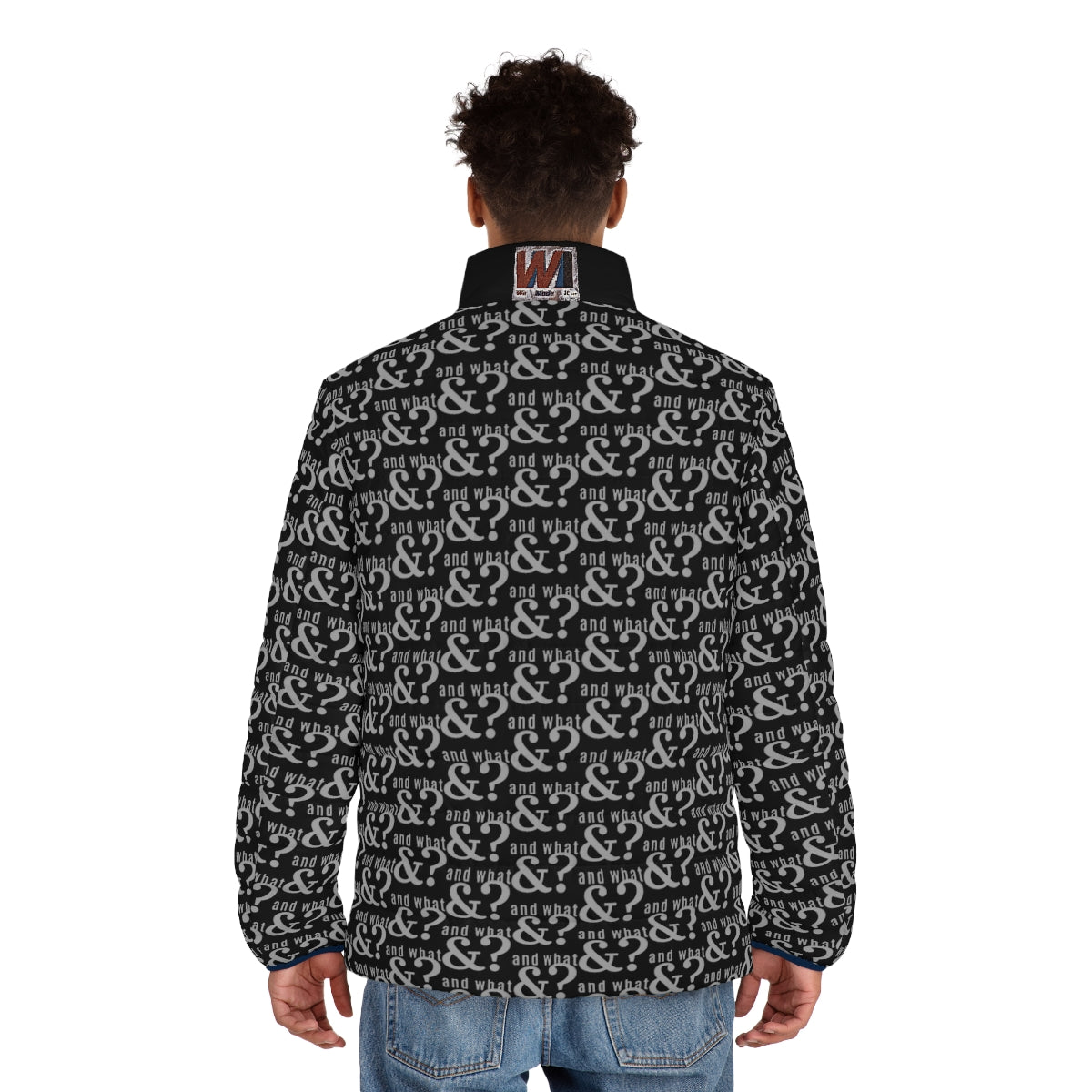 And What Men's Puffer Jacket (AOP) - We Made It LLC 