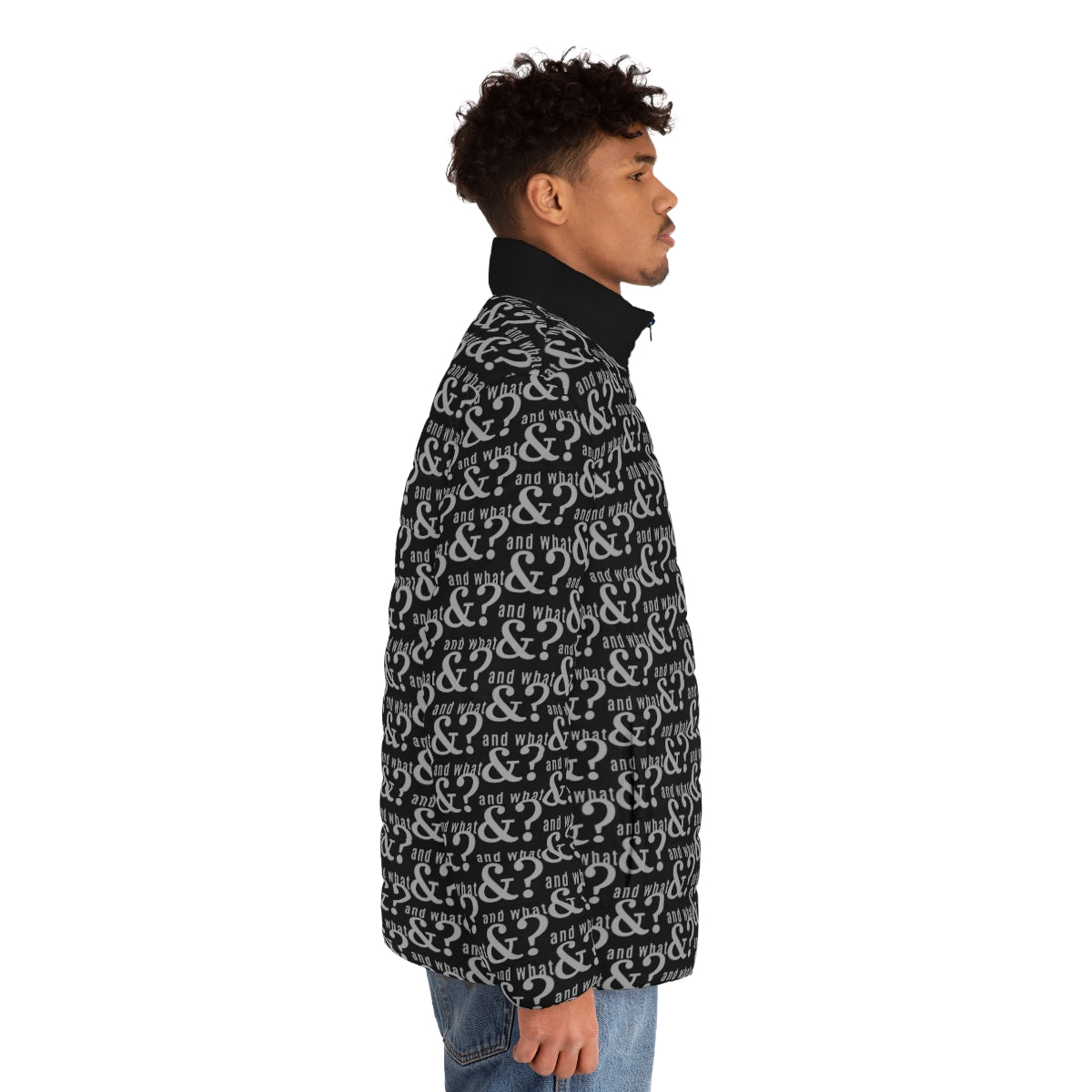And What Men's Puffer Jacket (AOP) - We Made It LLC 