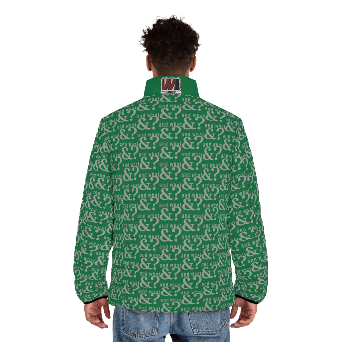 And What Men's Puffer Jacket (AOP) - We Made It LLC 