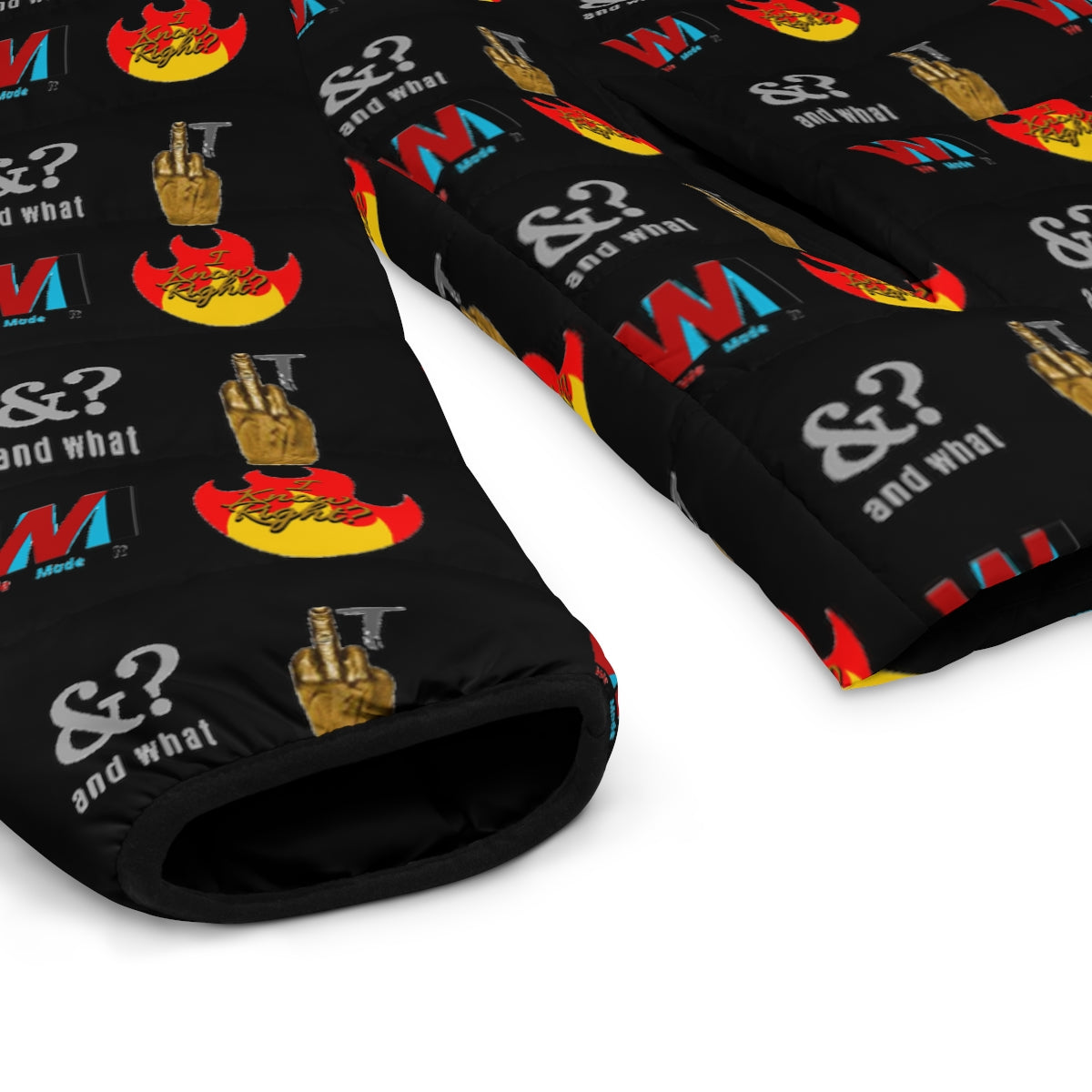 And What Puffer Jacket (AOP) - We Made It LLC 