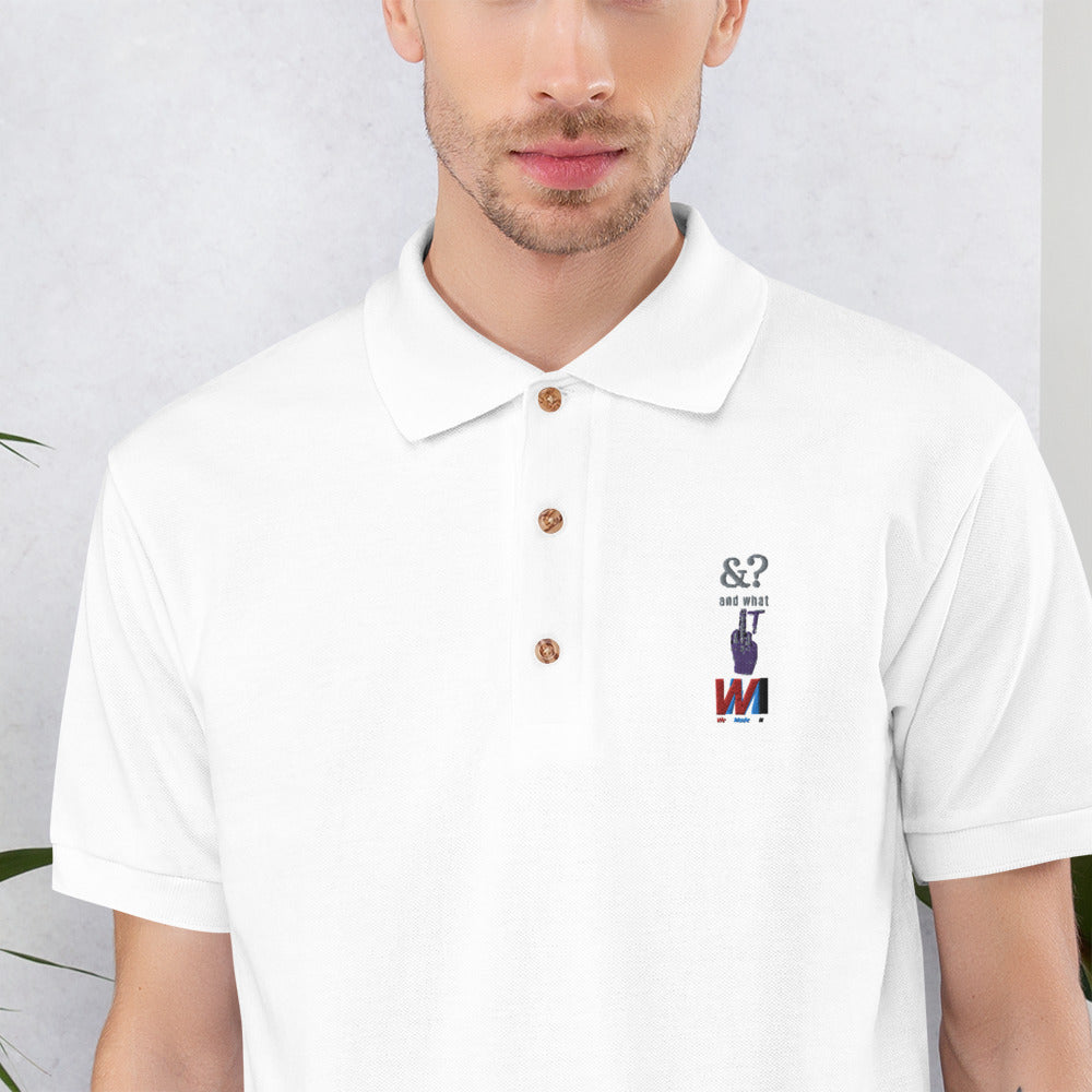 Embroidered Polo Shirt - We Made It LLC 