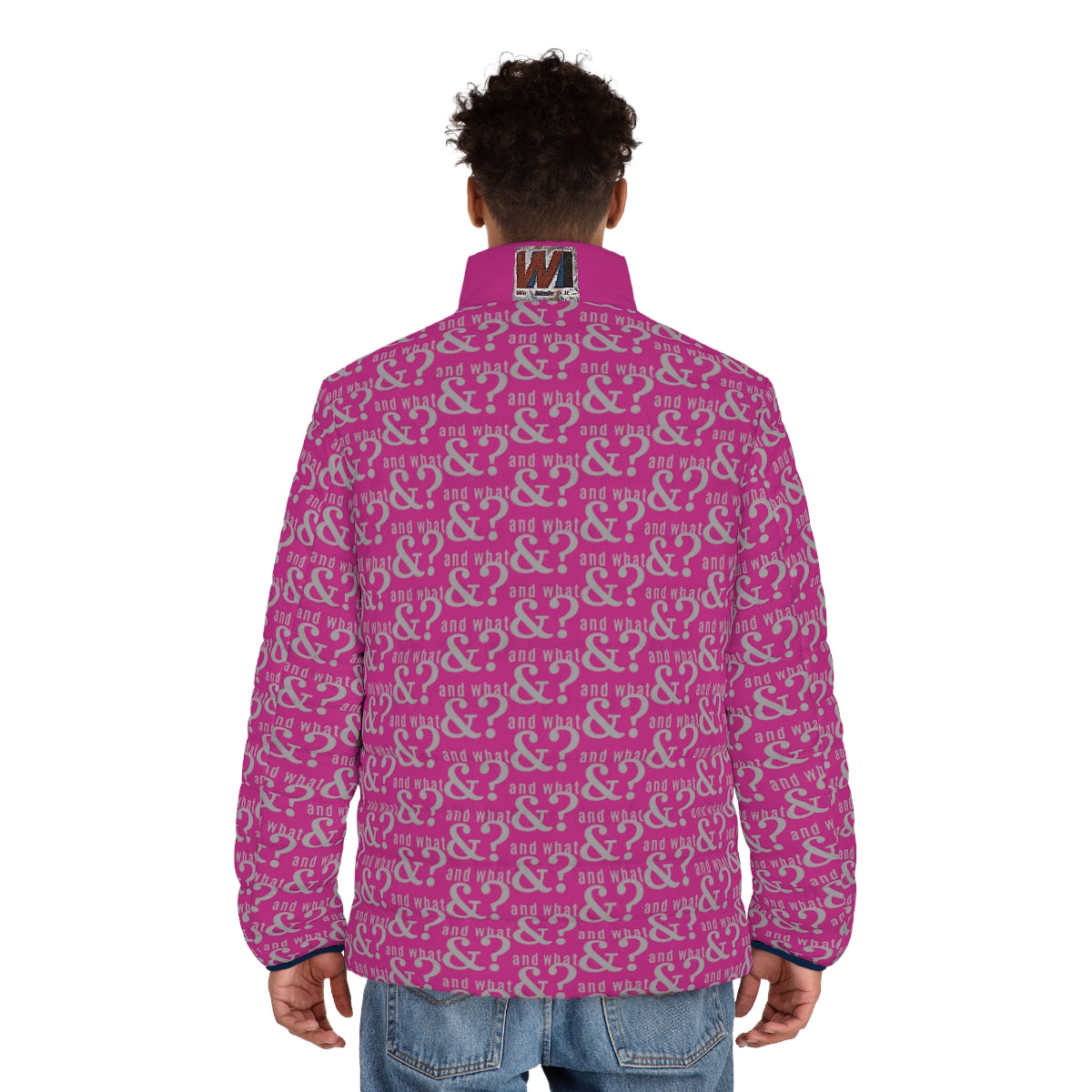 And What Men's Puffer Jacket (AOP) - We Made It LLC 