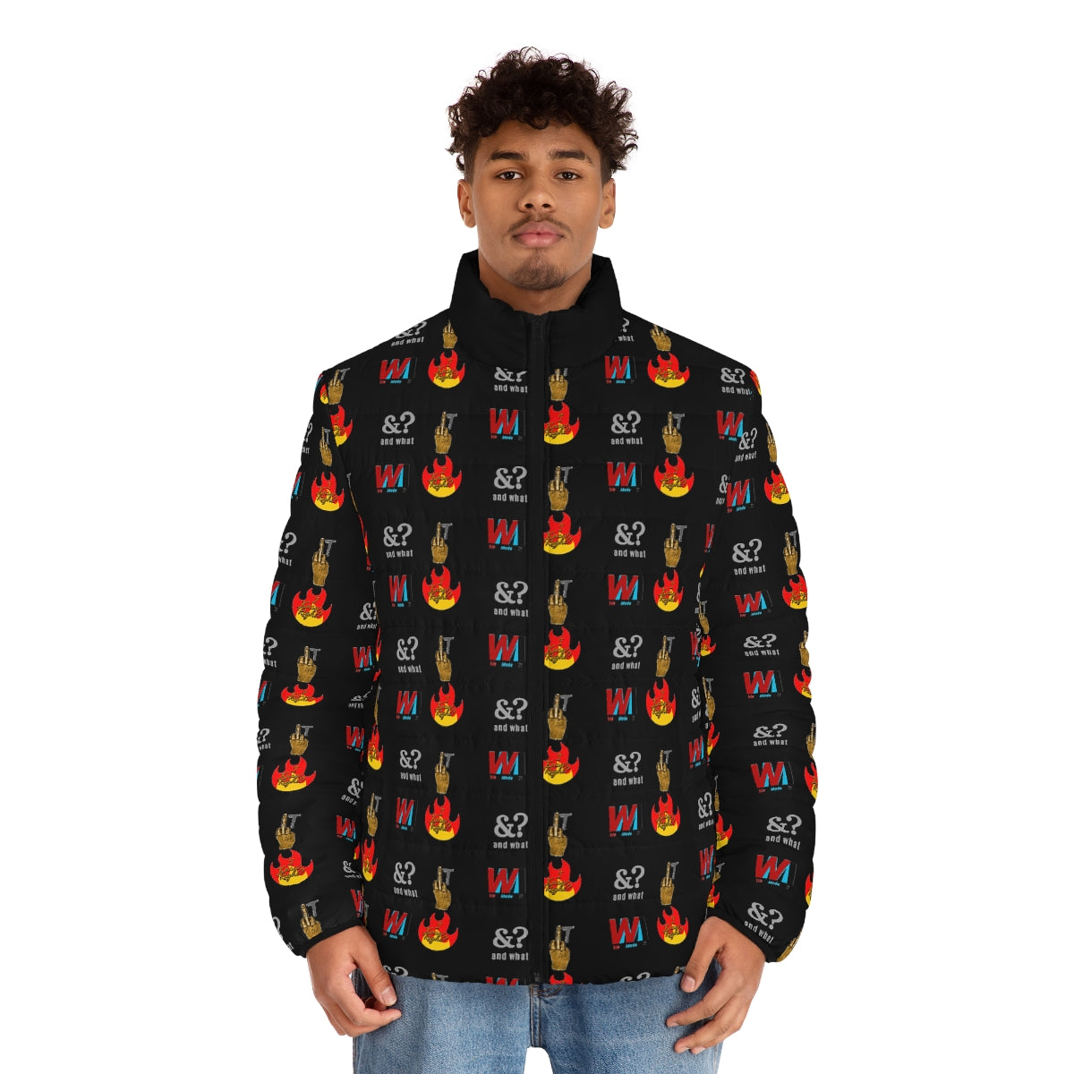 And What Puffer Jacket (AOP) - We Made It LLC 