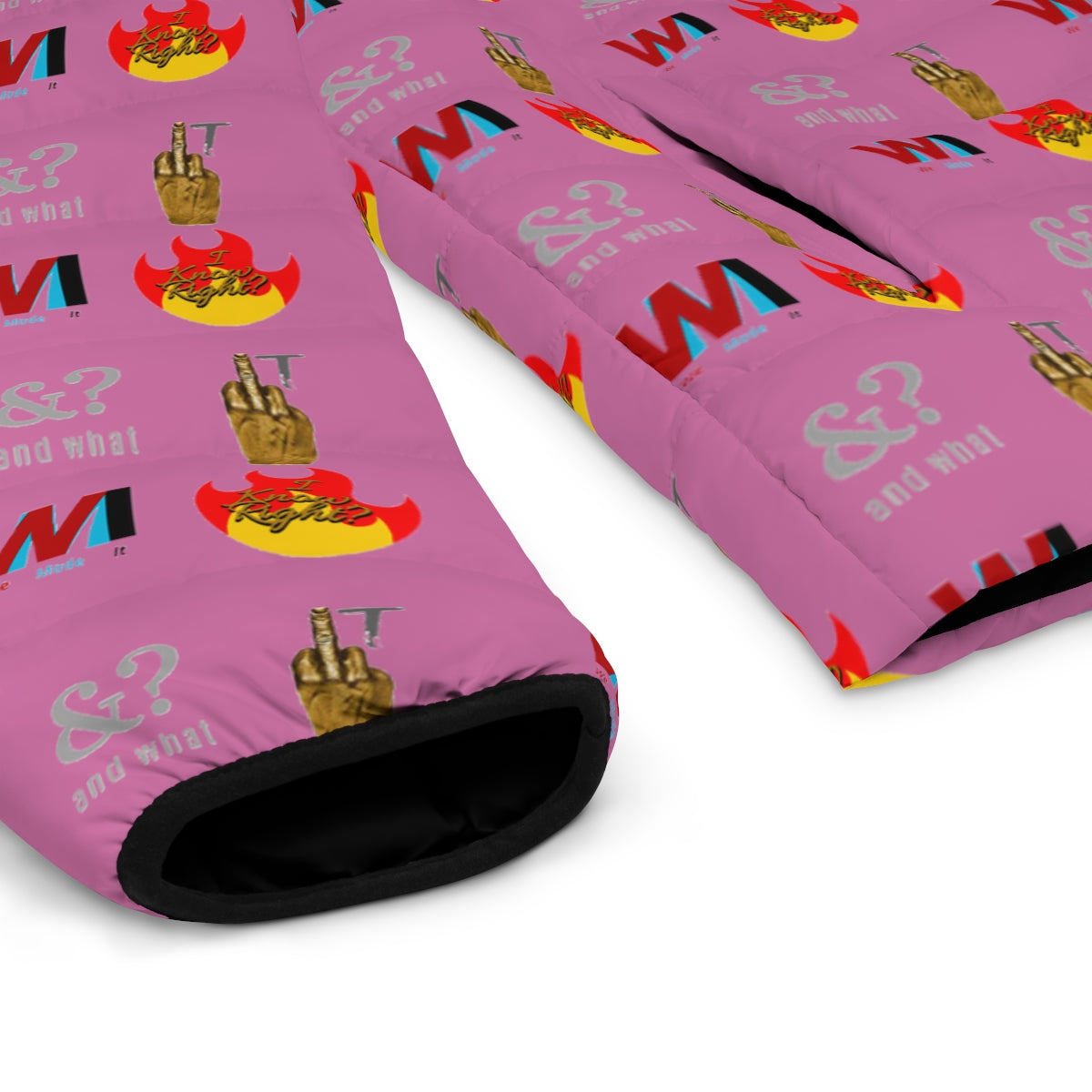 And What Puffer Jacket (AOP) - We Made It LLC 